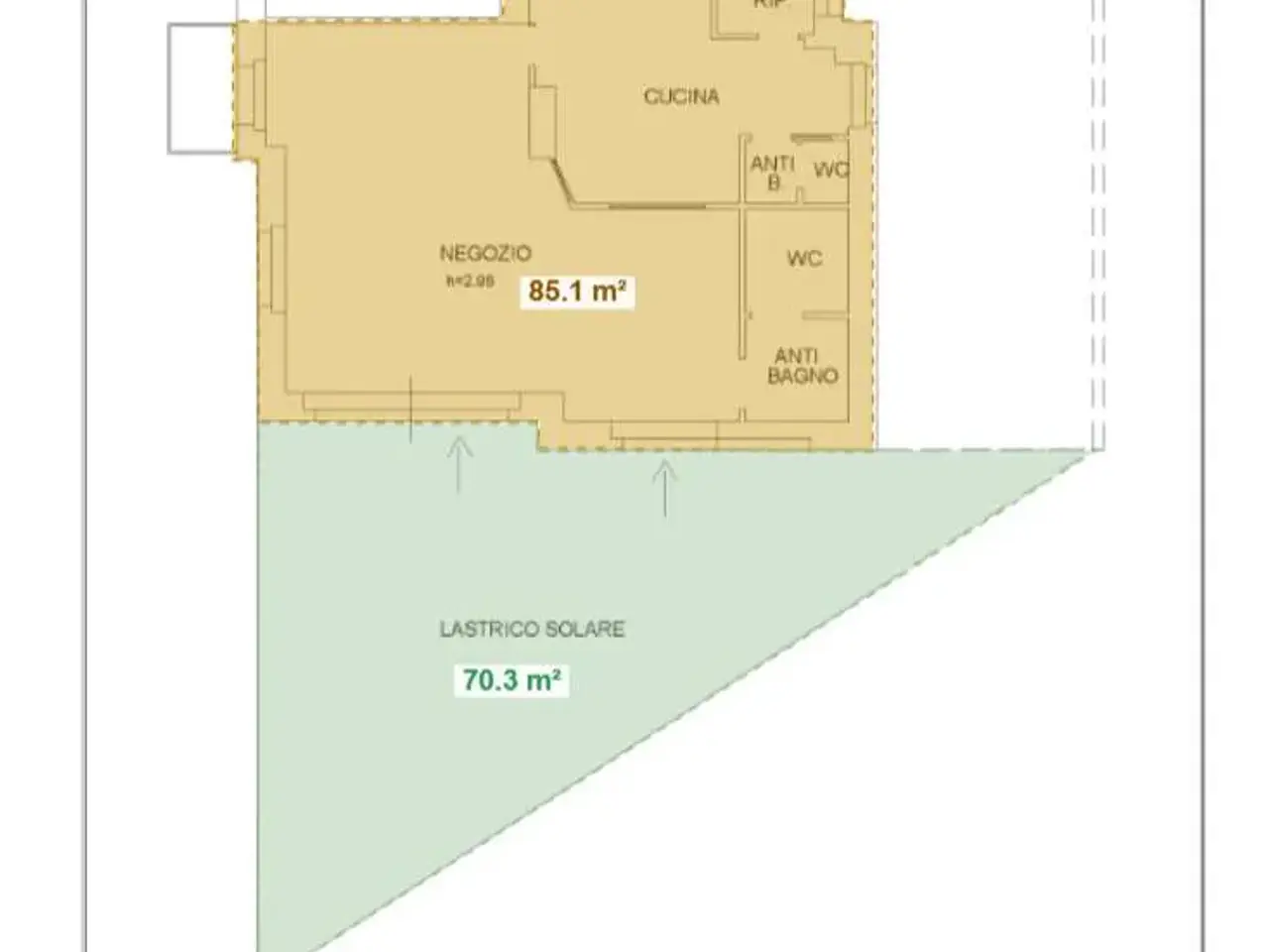 Negozio in , Perugia, {3} - Planimetria 1