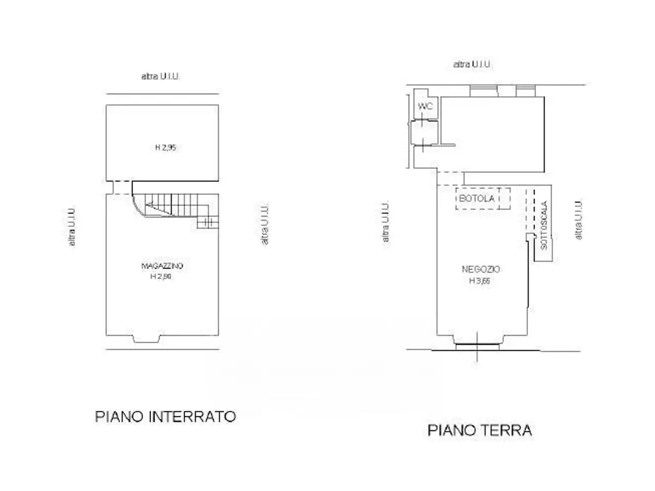 Negozio in Piazza Campo De' Fiori, Roma, {3} - Planimetria 1