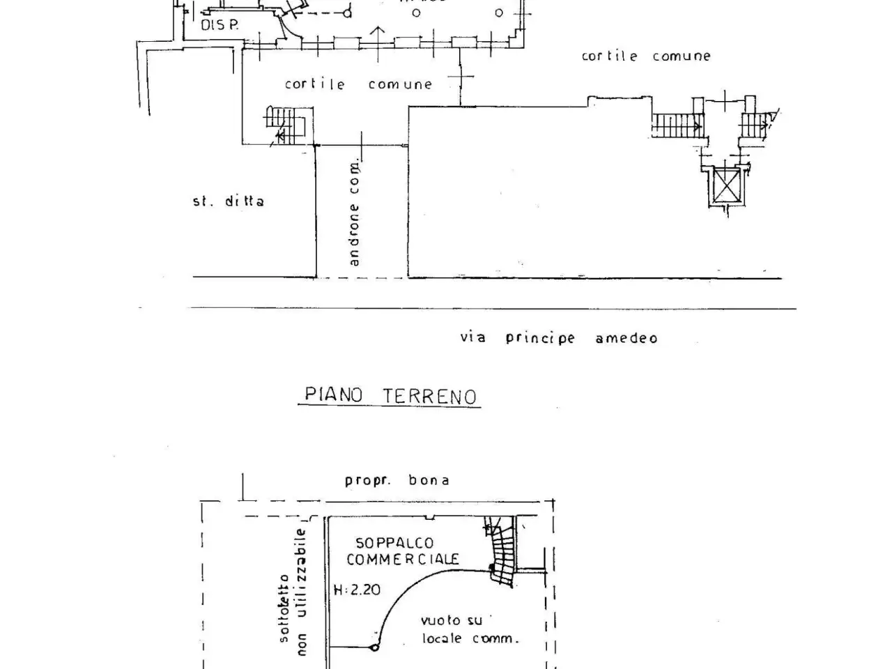 Negozio in Via Principe Amedeo 30, Chieri, {3} - Planimetria 1