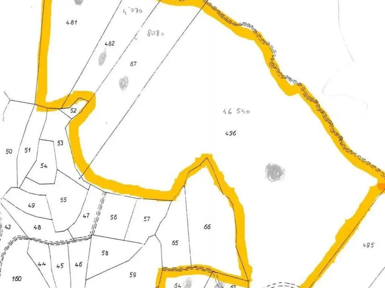 Terreno agricolo in Regione Castello, Moransengo - Planimetria 1