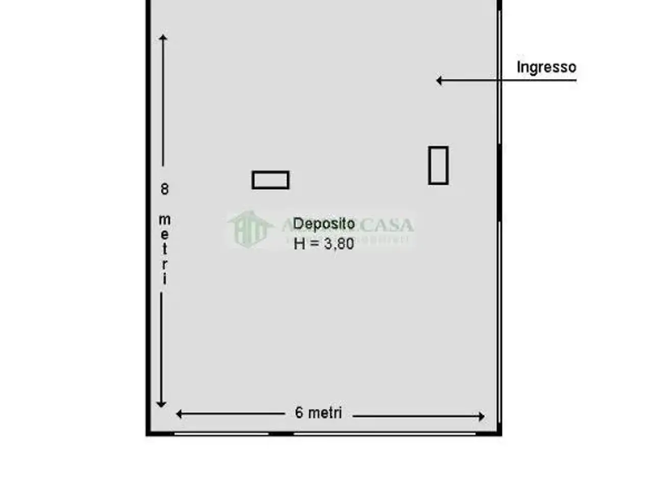 Magazzino in Via del Bosco 324, Catania, {3} - Planimetria 1