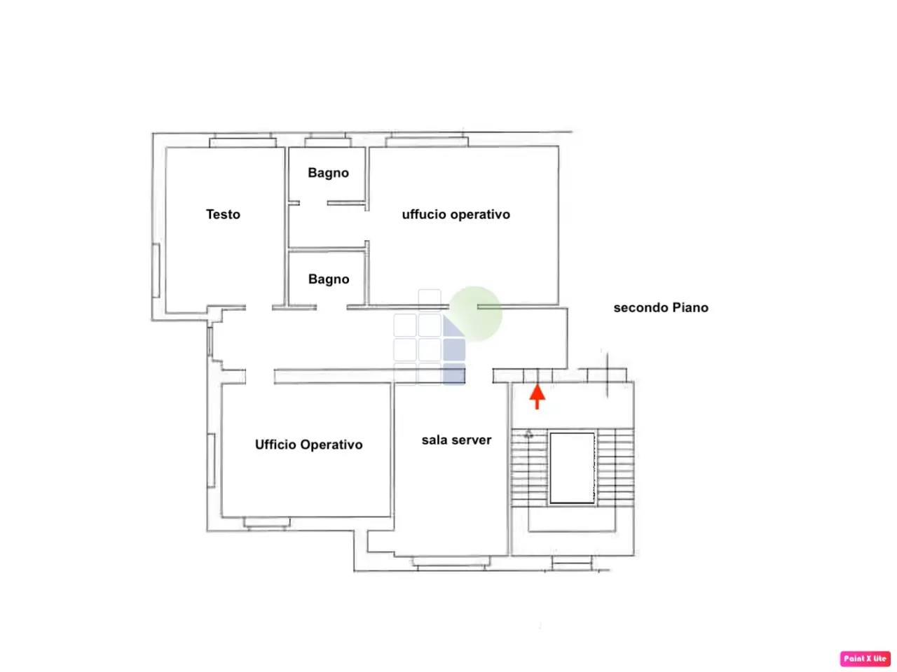 Ufficio in Via l. da Vinci 35, Livorno, {3} - Planimetria 1