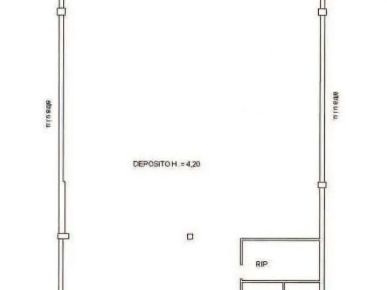 Capannone in Via Grecia , Modena, {3} - Planimetria 1