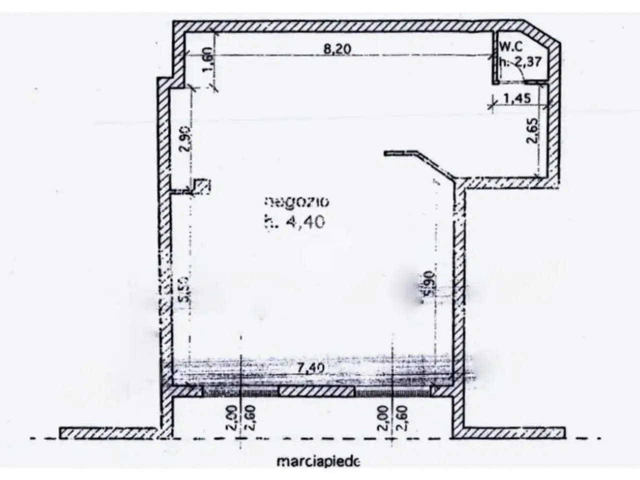 Negozio in Via G. di Marzio 13, Spoltore, {3} - Planimetria 1