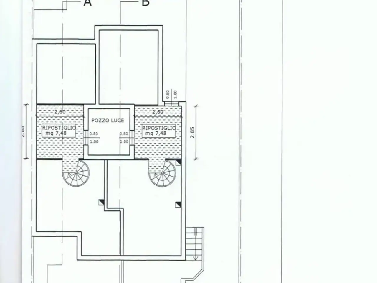 Appartamento in Lungomare Via Tharros Loc. Funtana Meiga, Cabras - Planimetria 1