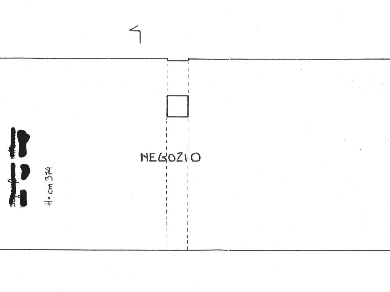 Negozio in Via Francesco Scipione Fapanni, Venezia, {3} - Planimetria 1
