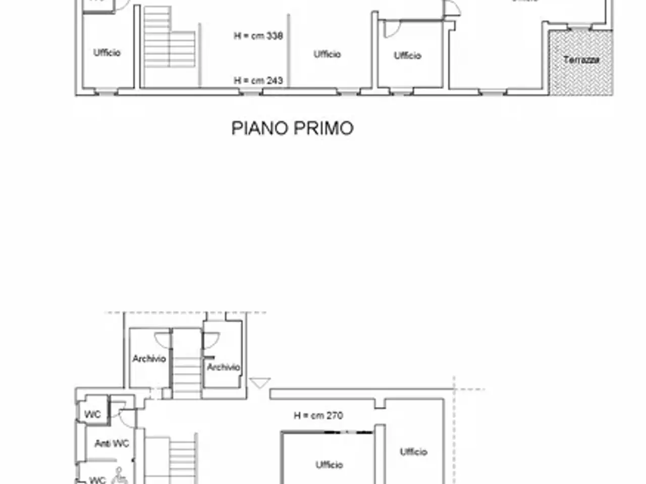 Ufficio in  Strada Rivolta Valvitiano 13, Perugia, {3} - Planimetria 1