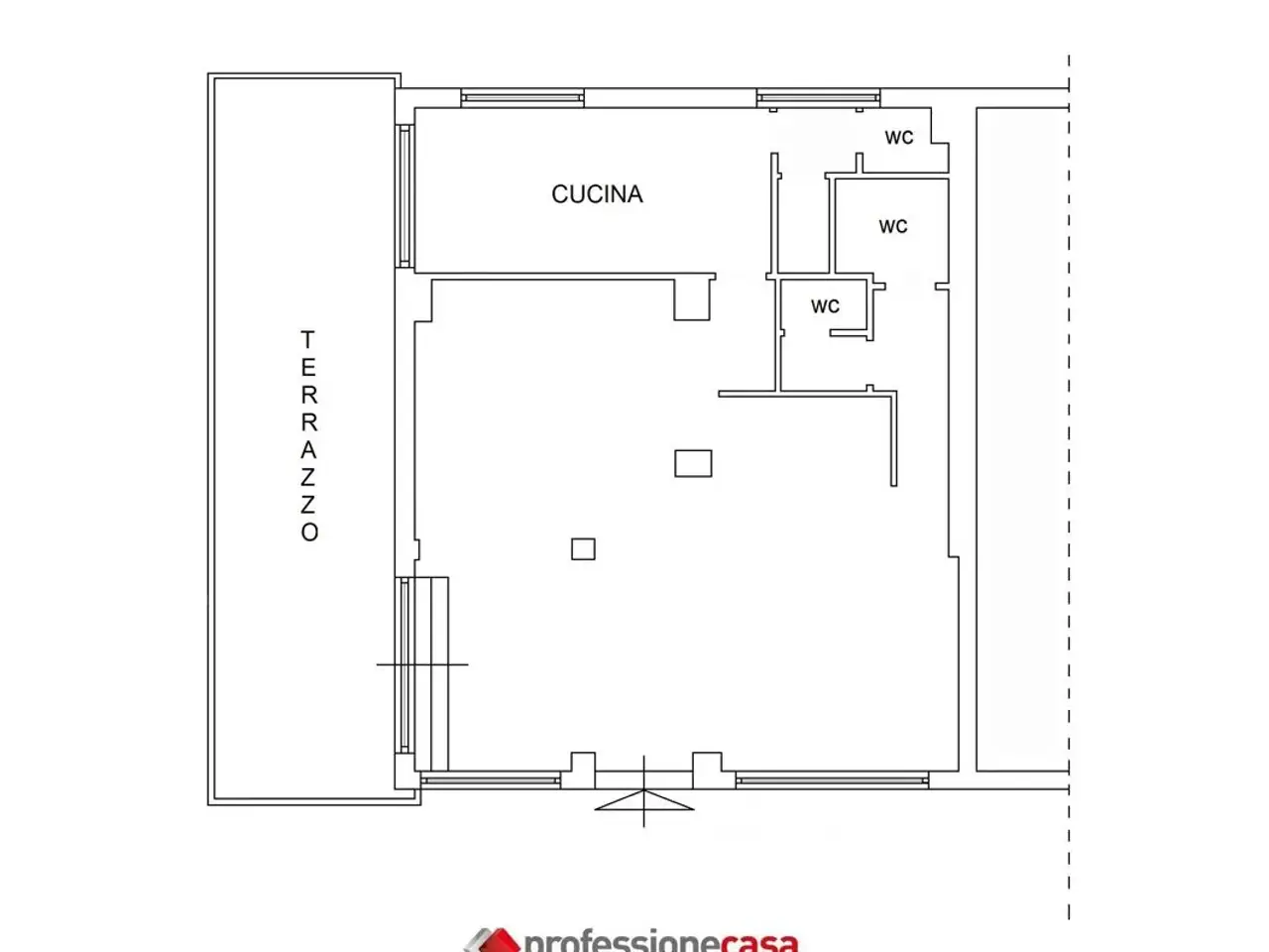 Negozio in Piazza della Repubblica 21, Aprilia, {3} - Planimetria 1