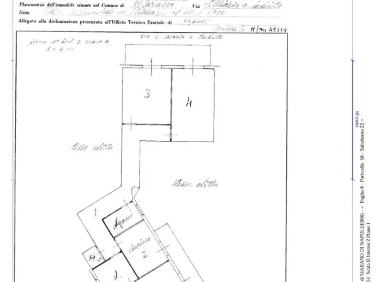 Quadrilocale in Corso Europa, Marano Di Napoli - Planimetria 1