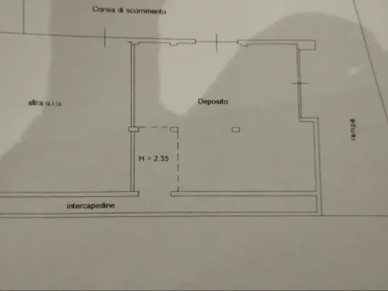 Magazzino in Via Mentana, Bitonto, {3} - Planimetria 1