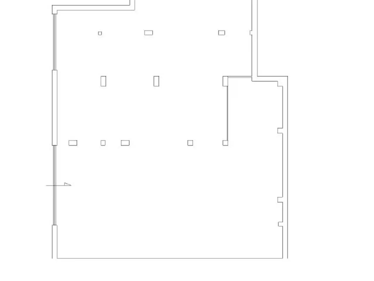 Palazzina commerciale in Via Casilina 1746, Roma, {3} - Planimetria 1