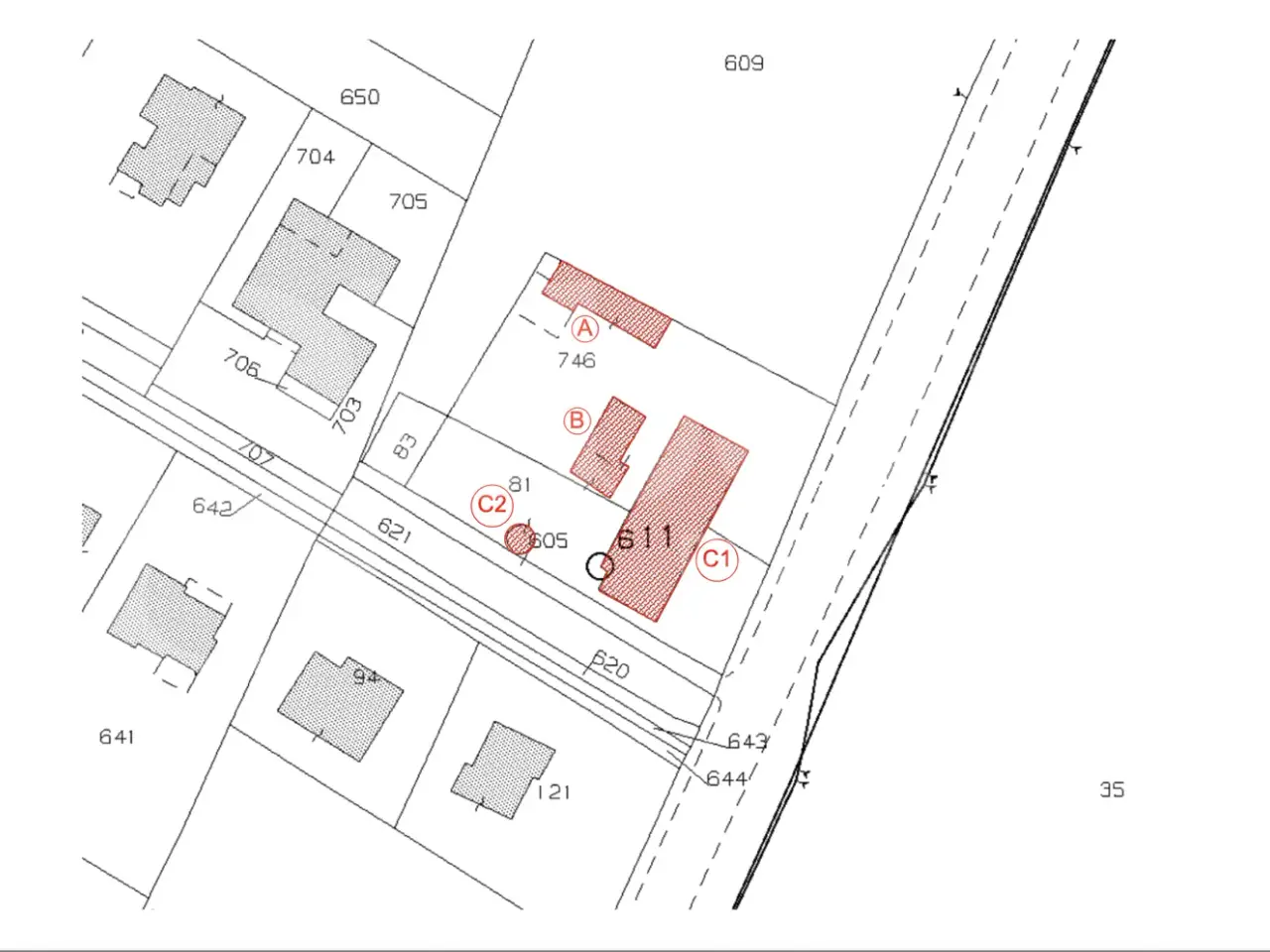 Palazzina commerciale in Strada Eugubina  Snc, Perugia, {3} - Planimetria 1