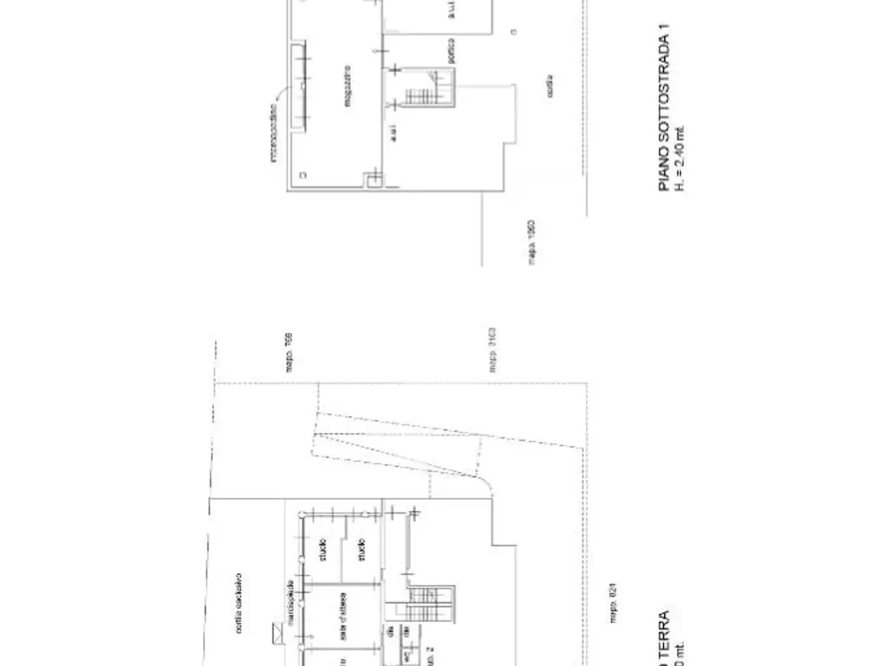 Ufficio in Via Cave, Dalmine, {3} - Planimetria 1