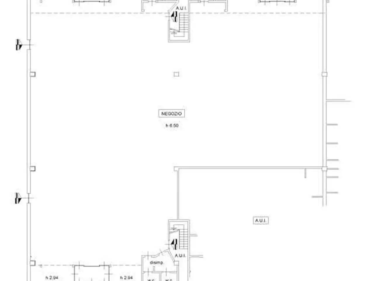 Negozio in Via Ratti, Montano Lucino, {3} - Planimetria 1