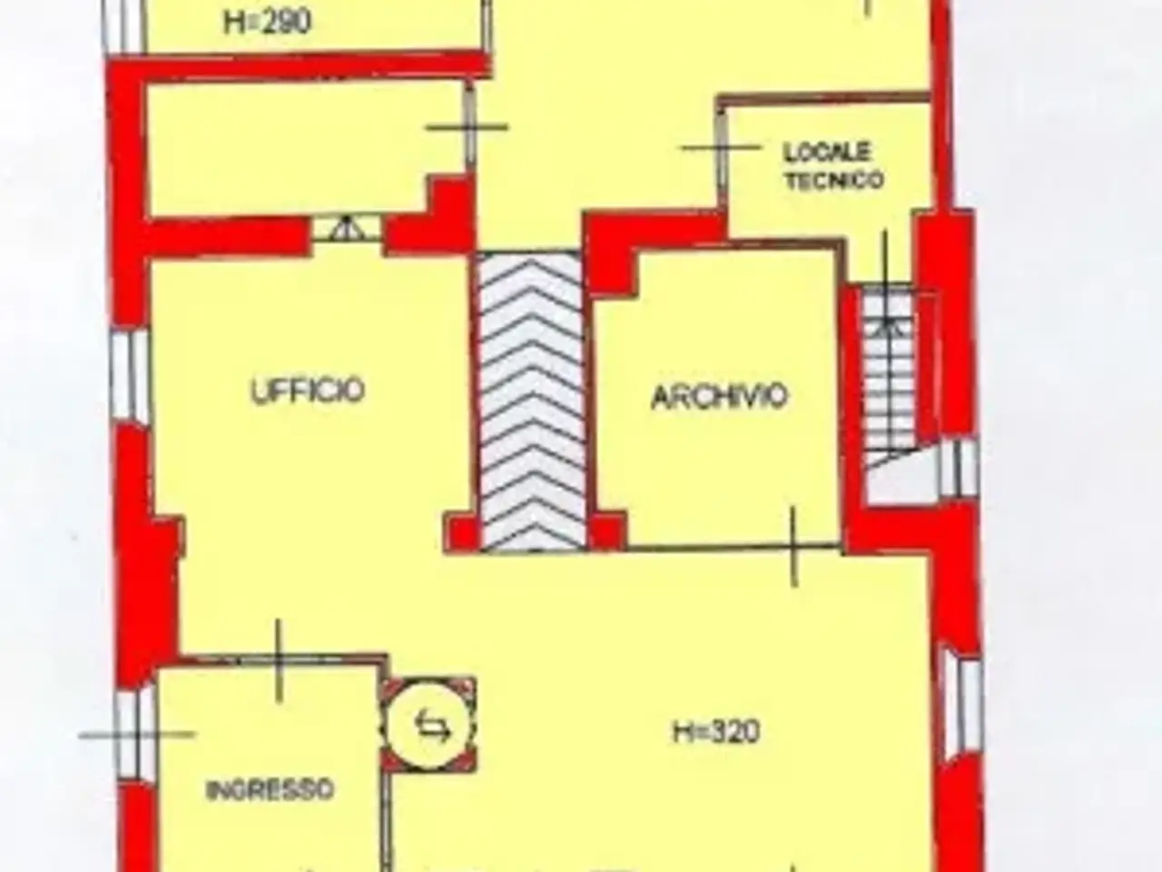 Ufficio in Piazza Giuseppe Giusti, Monsummano Terme, {3} - Planimetria 1