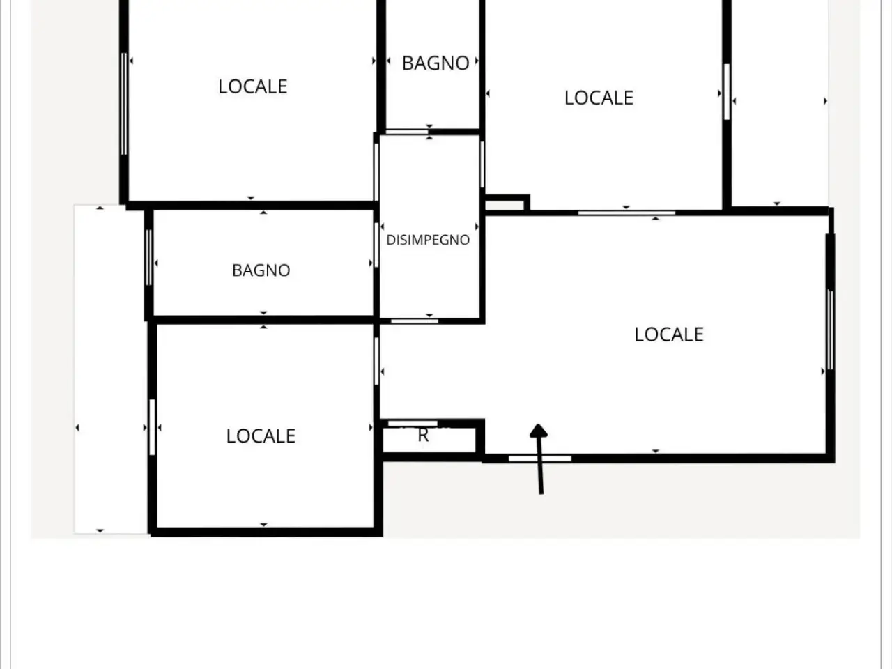 Ufficio in Corso Peschiera 336, Torino, {3} - Planimetria 1