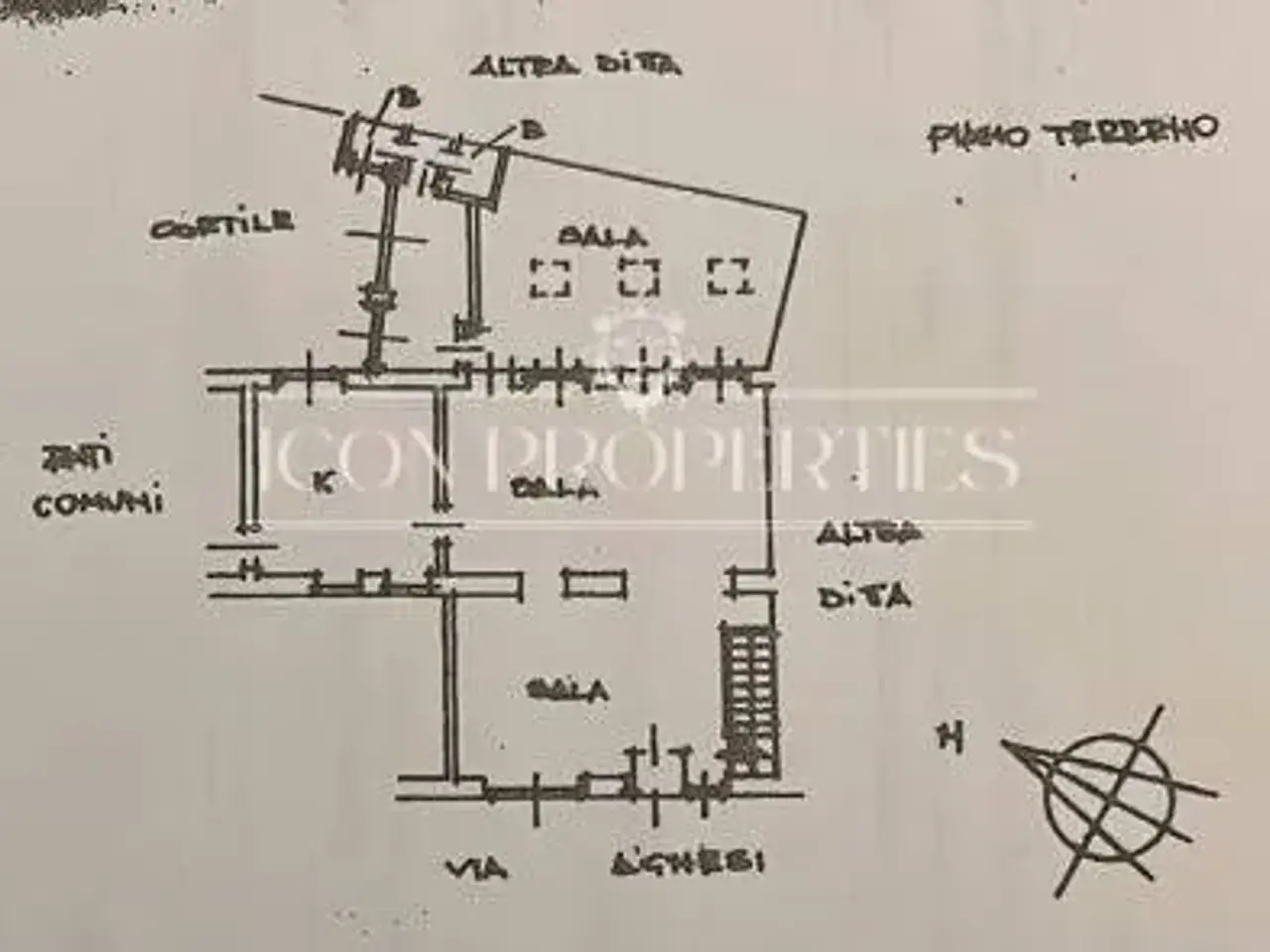 Negozio in Via Gaetana Agnesi 17, Milano, {3} - Planimetria 1