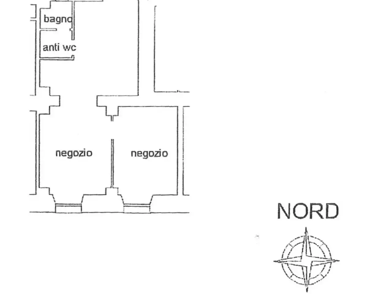Negozio in Piazza Nicolo' Barabino, Genova, {3} - Planimetria 1