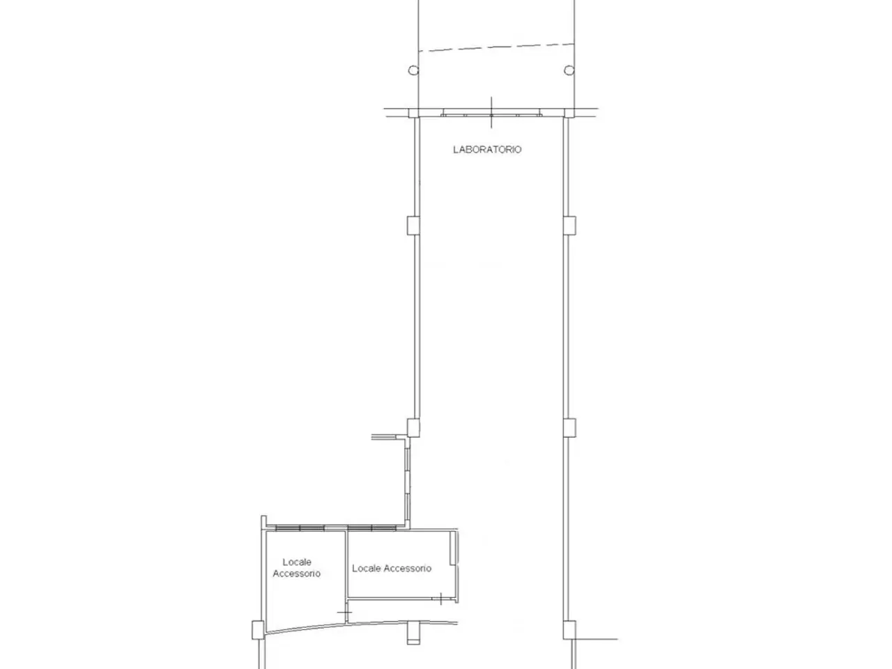 Laboratorio in , Siena, {3} - Planimetria 1