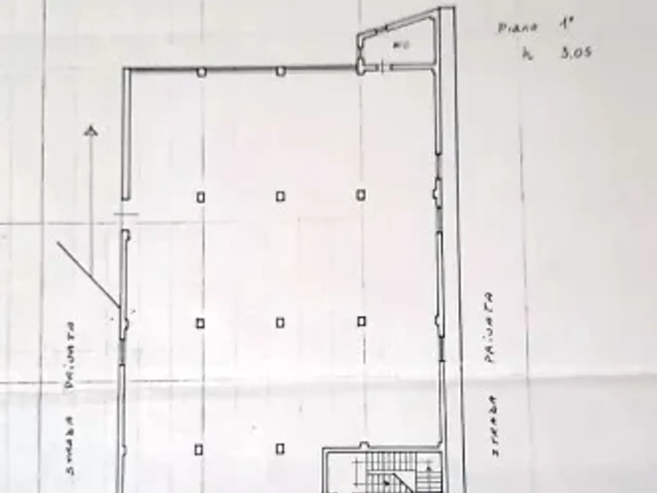 Magazzino in Via Luoghicelli 1, Palermo, {3} - Planimetria 1