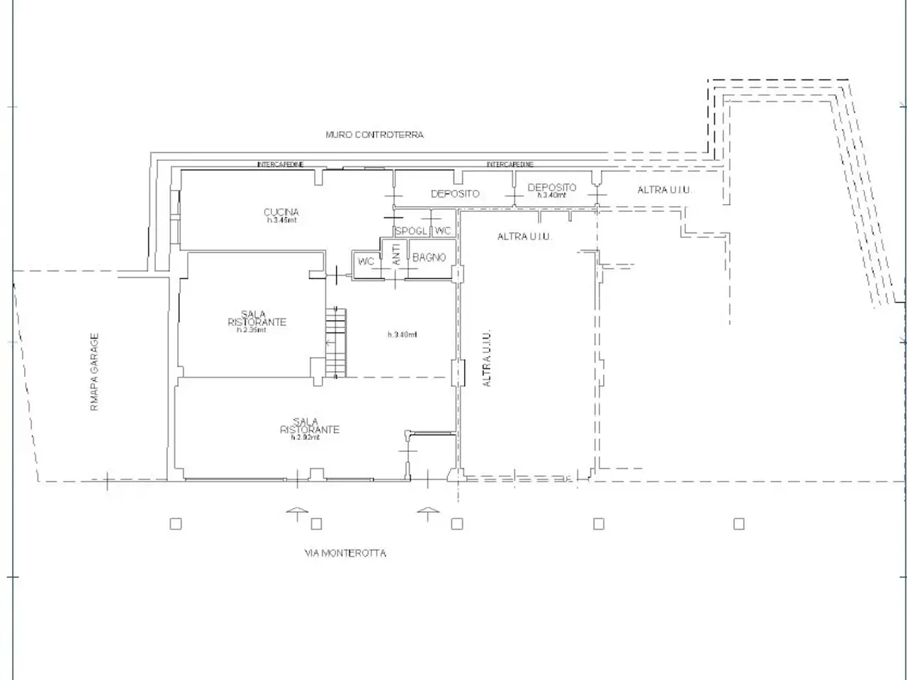 Negozio in Via Monterotta 6, Sestriere, {3} - Planimetria 1