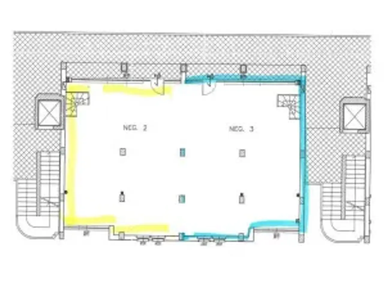 Negozio in Via Flaminia 124, Fano, {3} - Planimetria 1