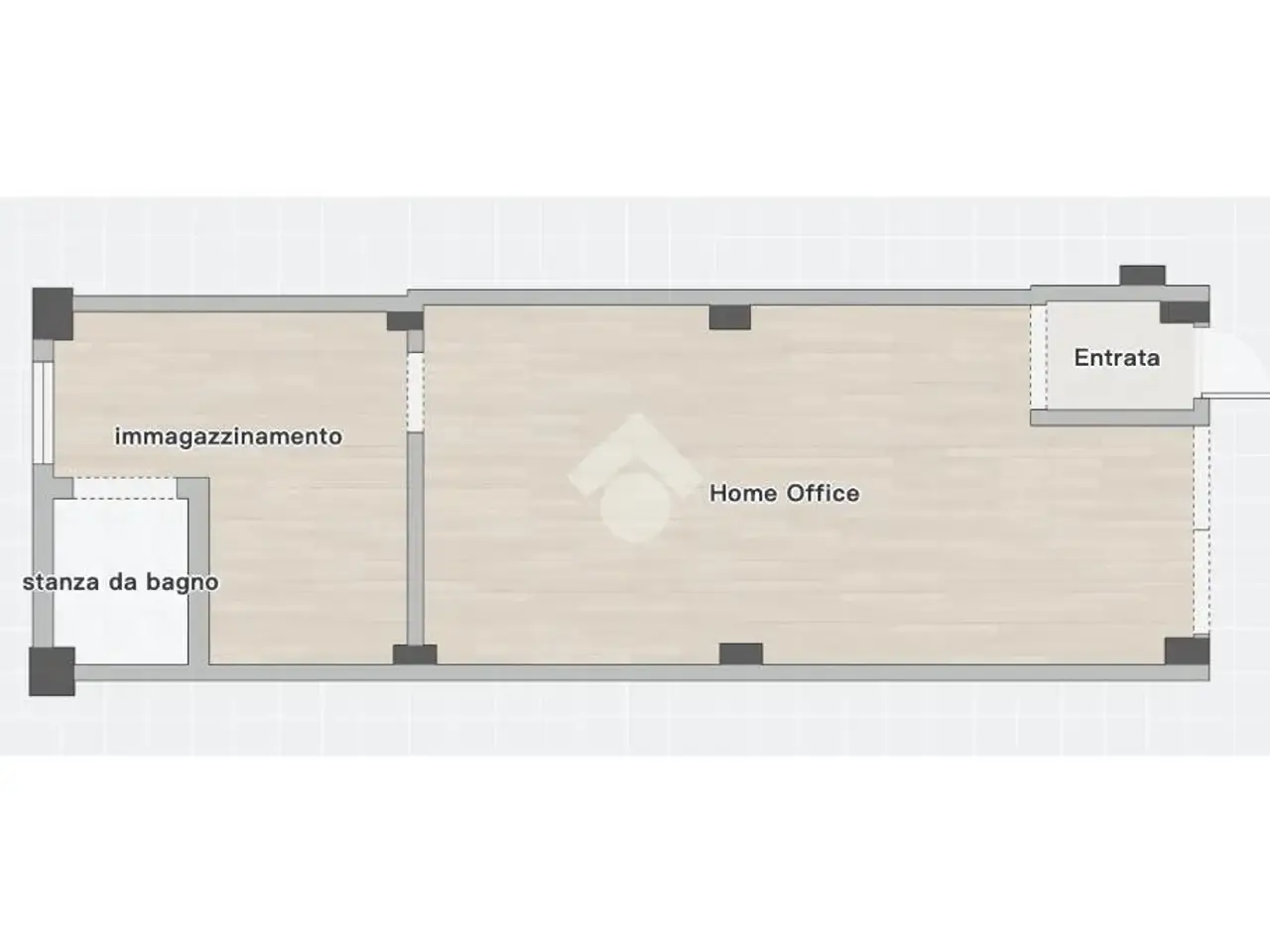 Negozio in Via Giusti, Pesaro, {3} - Planimetria 1