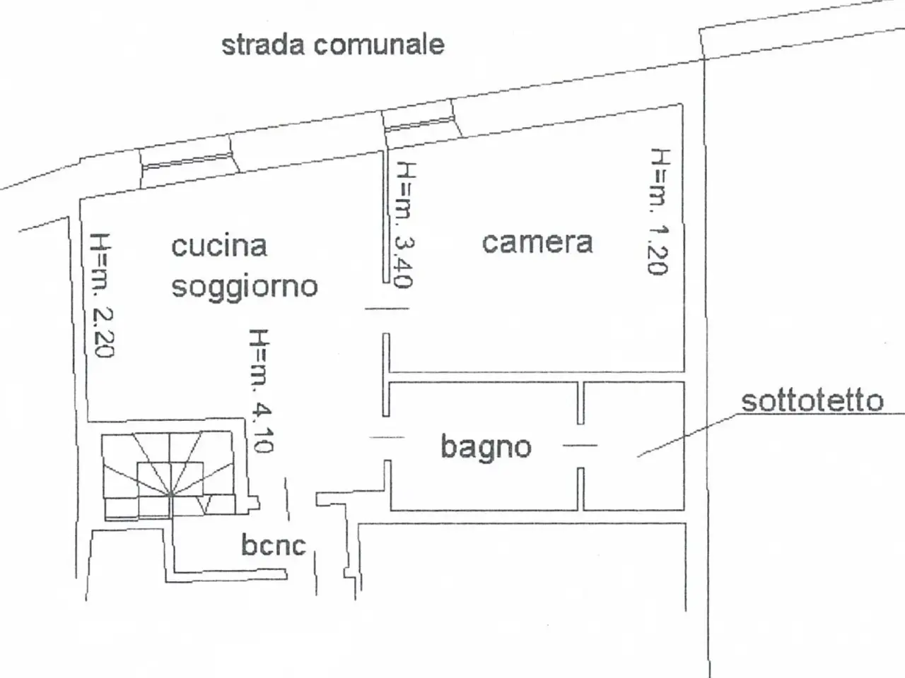 Bilocale in vendita, Via della Foresta 7, Pragelato - Planimetria 1