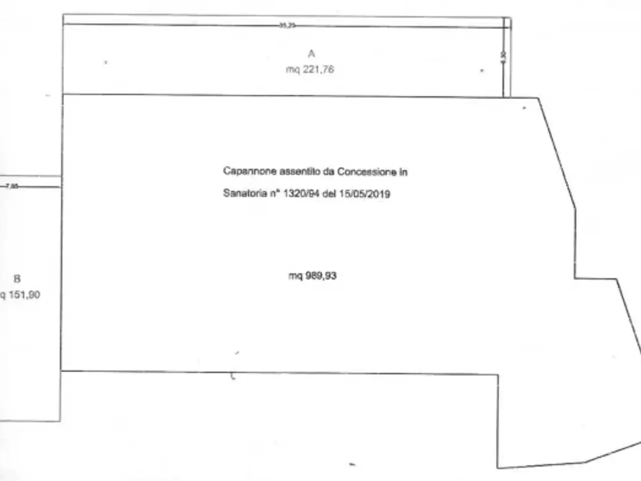 Capannone in Via Poggio Sant'Elia 46, Caltanissetta, {3} - Planimetria 1