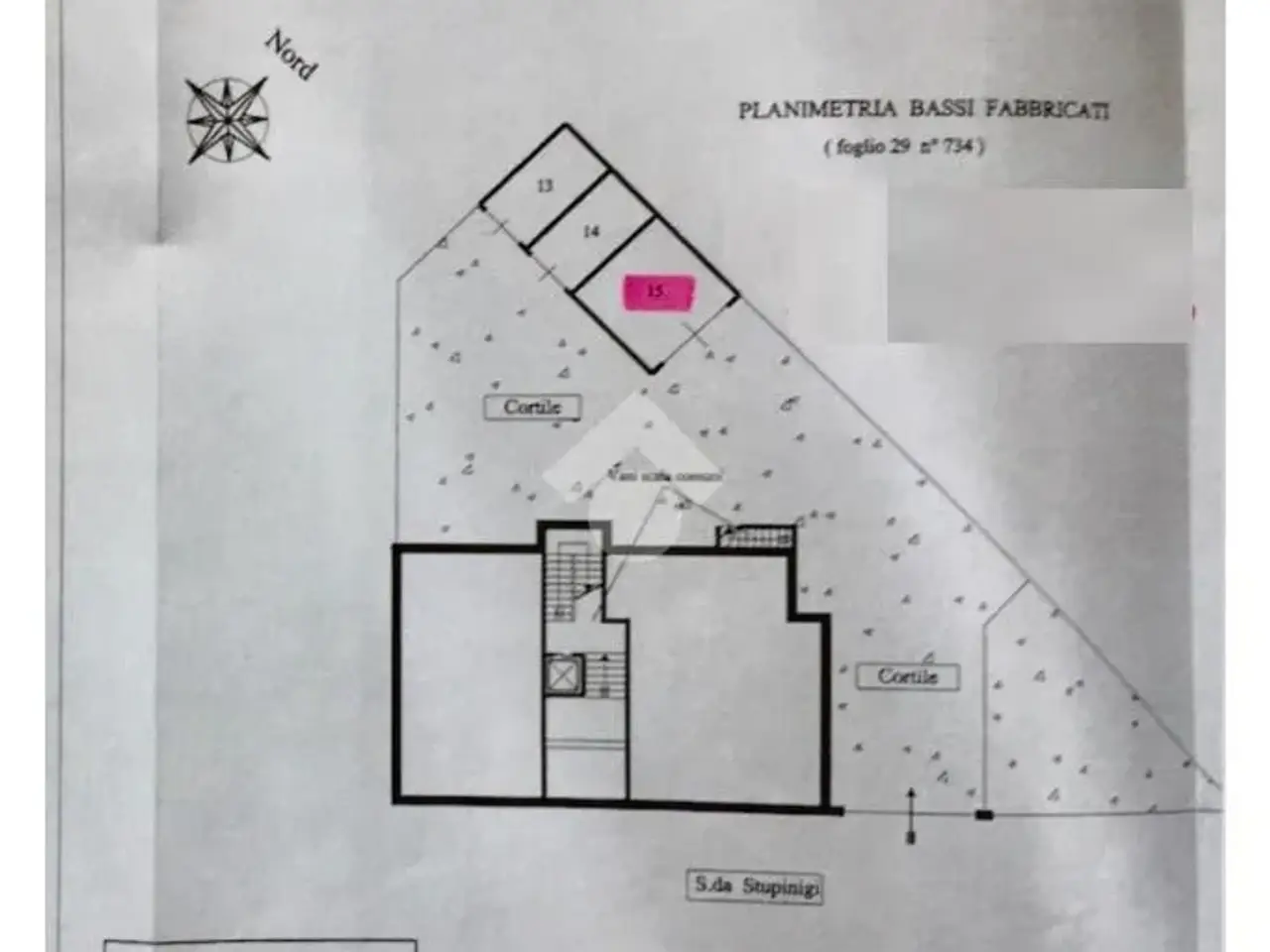 Magazzino in S.da Stupinigi 10, Moncalieri, {3} - Planimetria 1