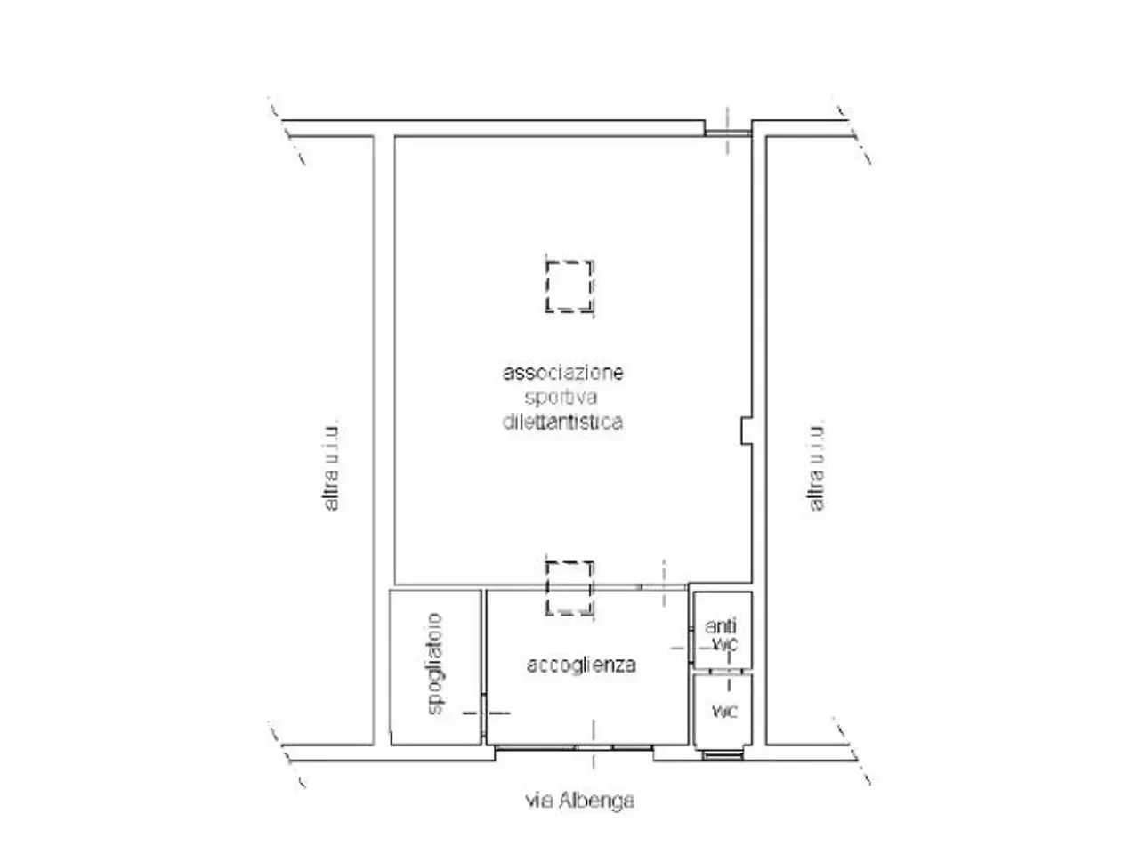 Laboratorio in Via Albenga 4, Torino, {3} - Planimetria 1