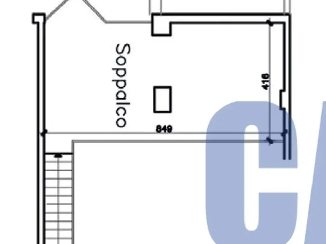 Ufficio in Via Vittor Pisani, Milano, {3} - Planimetria 1
