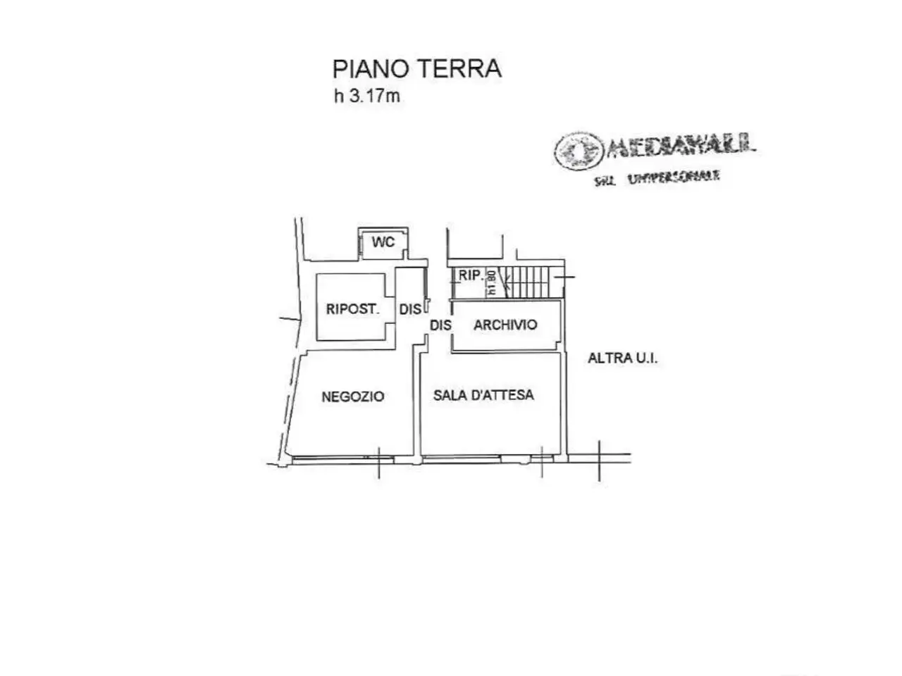 Palazzina commerciale in , Cordenons, {3} - Planimetria 1