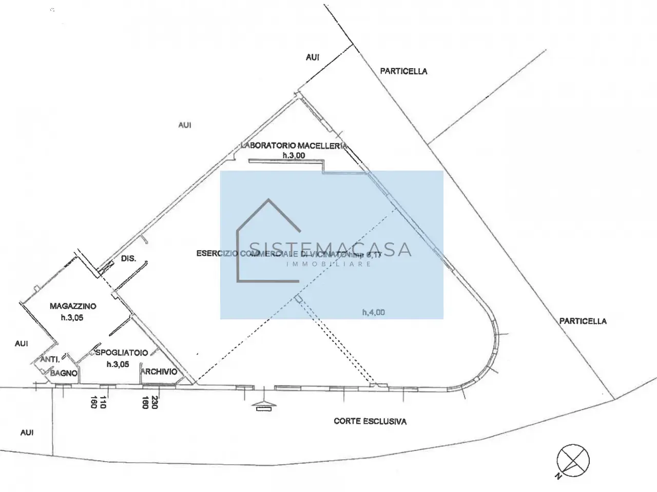 Negozio in Viale Italia, Forli', {3} - Planimetria 1