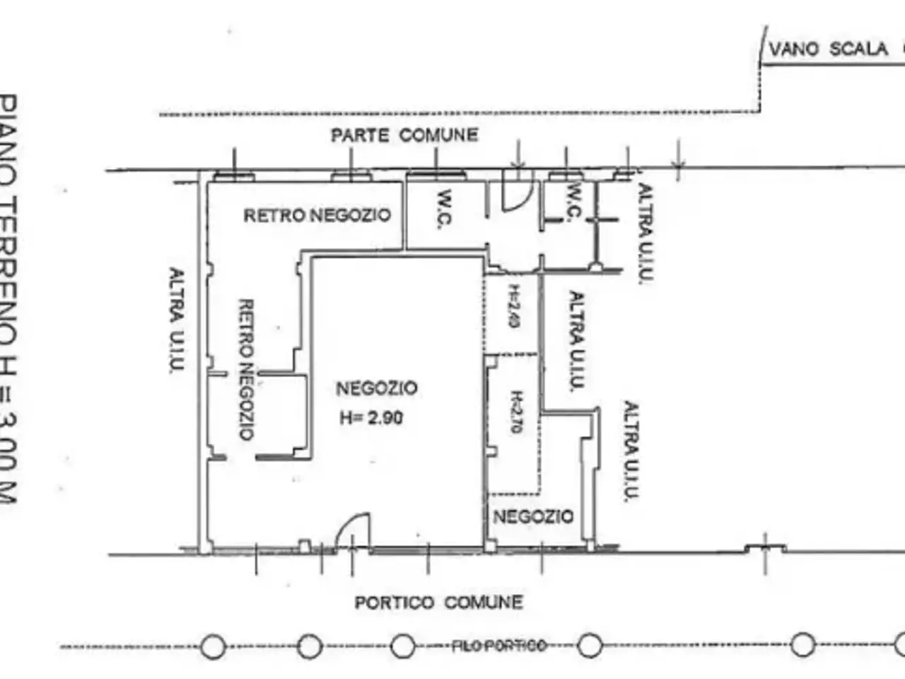 Negozio in Via Gardenie 3, Cusano Milanino, {3} - Planimetria 1