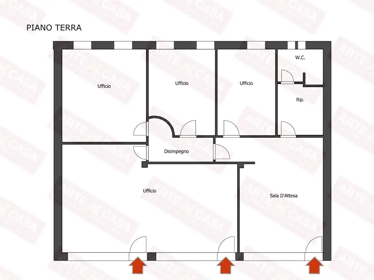 Negozio in Via Chiesa, Stra, {3} - Planimetria 1