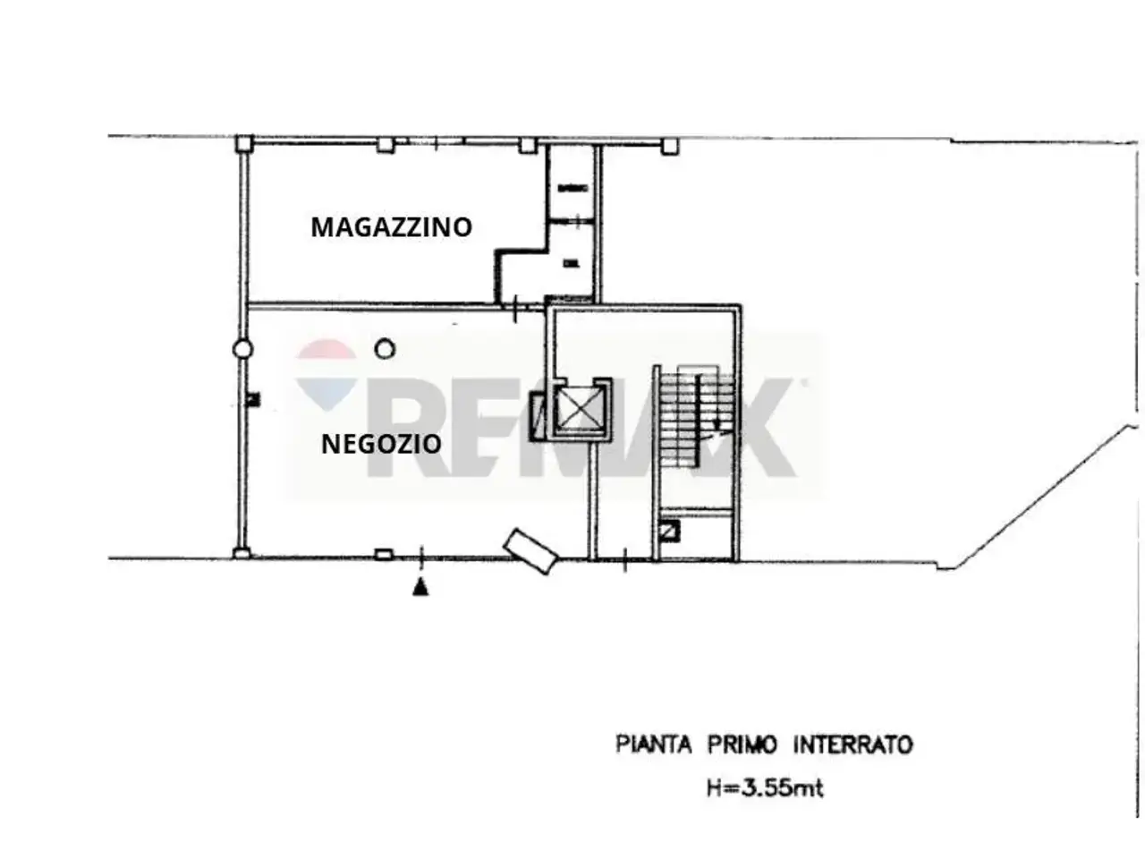 Negozio in Via Raffaello Sanzio 2, Gallarate, {3} - Planimetria 1