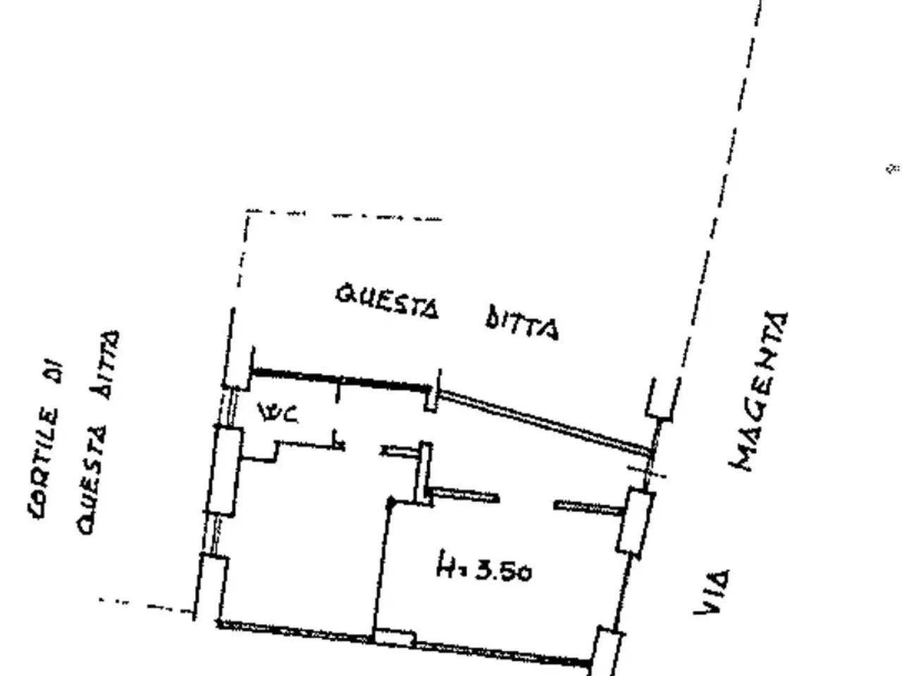 Ufficio in Via Magenta, Lodi, {3} - Planimetria 1