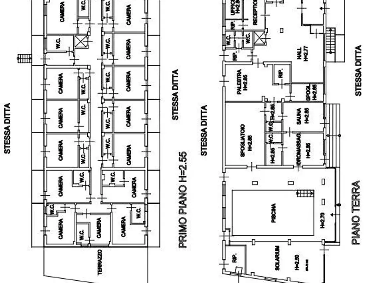 Albergo in Via Campo Felice, Lucoli, {3} - Planimetria 1
