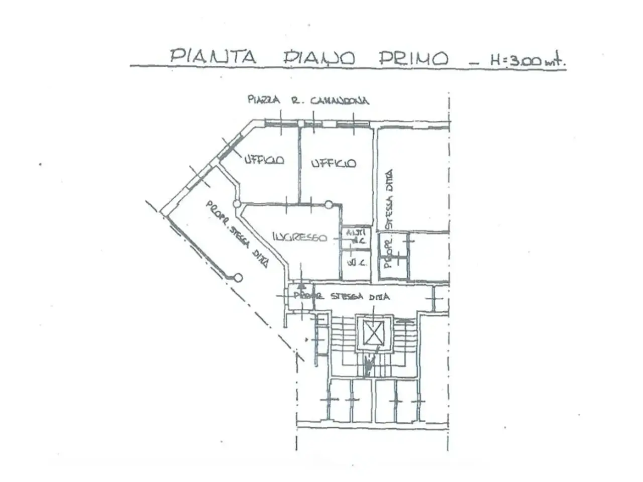 Ufficio in Piazza Camandona 29, Nichelino, {3} - Planimetria 1