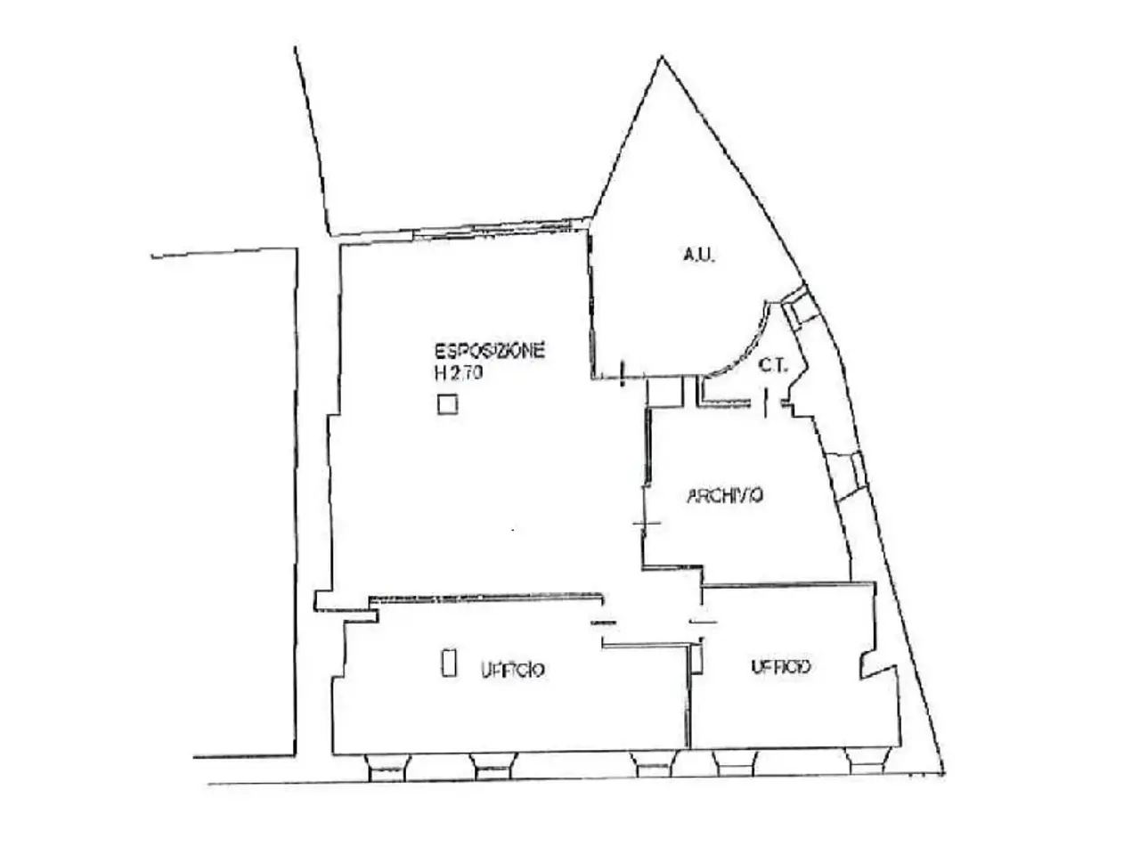 Ufficio in Piazza Guglielmo Marconi 15, Gavardo, {3} - Planimetria 1
