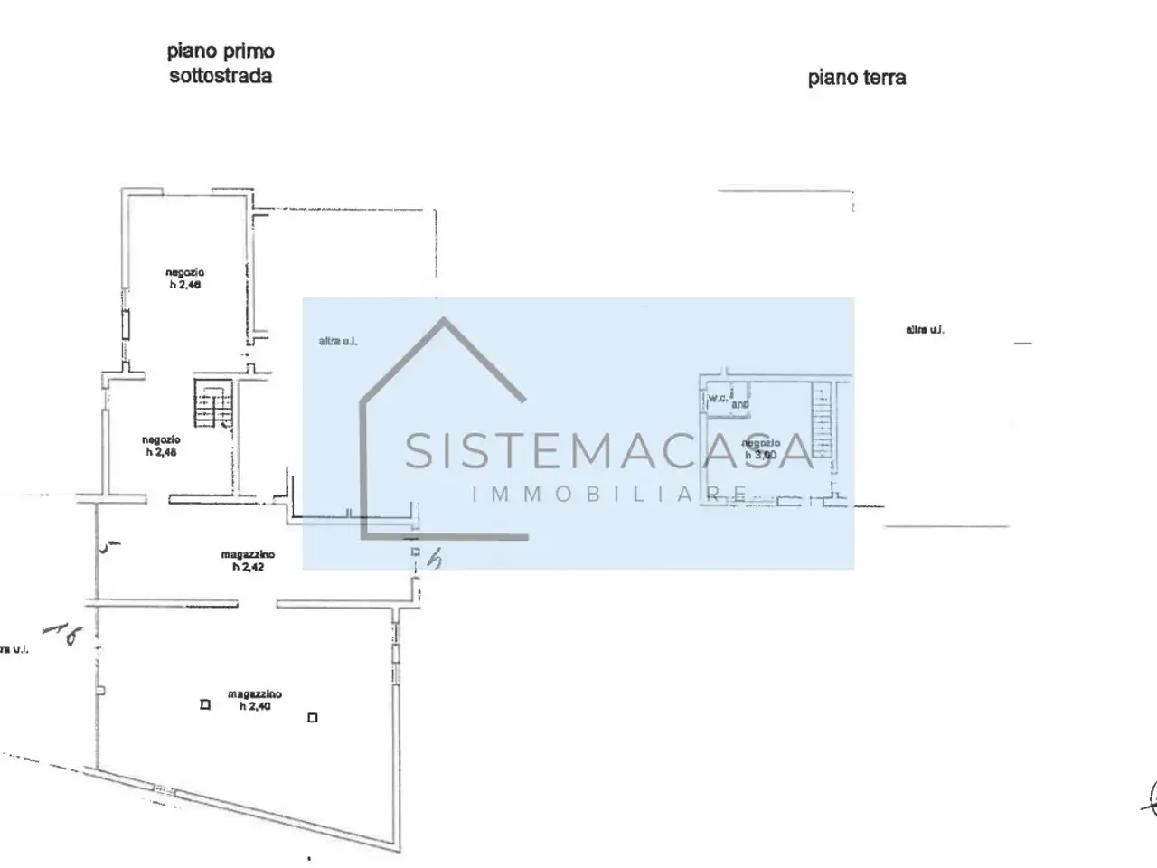 Magazzino in Via Flavio Biondo, Castrocaro Terme, {3} - Planimetria 1