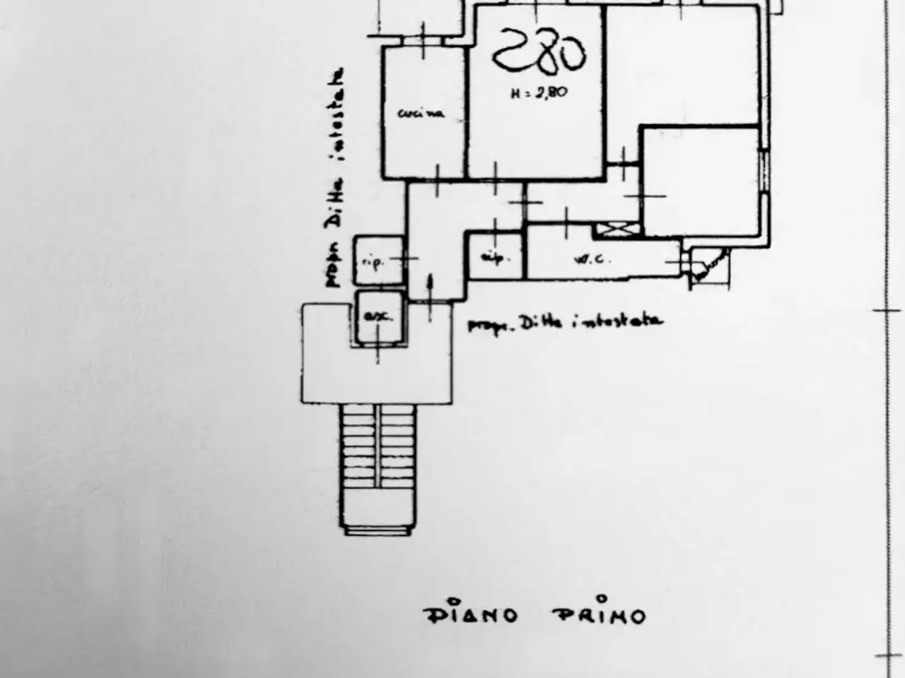 Quadrilocale in vendita, Ia Ippolito Rosellini 6, Pisa - Planimetria 1