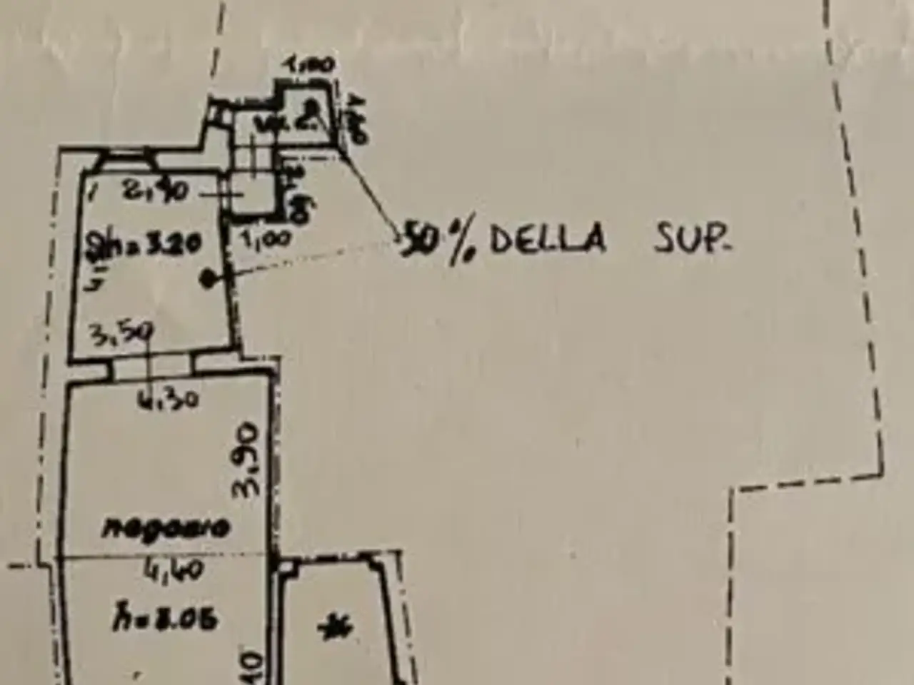 Negozio in Via San Francesco d'Assisi 9, Fano, {3} - Planimetria 1