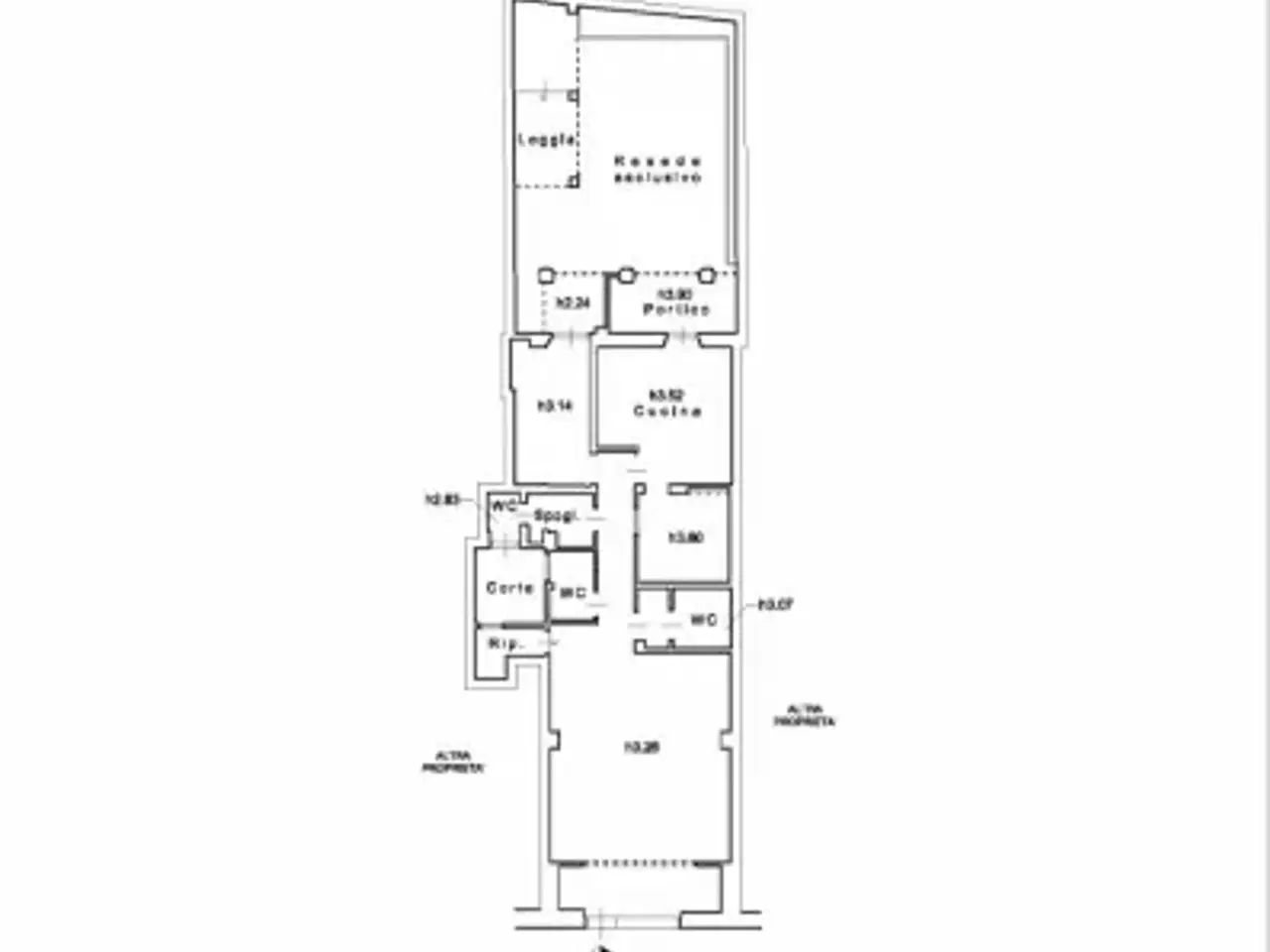 Negozio in Viale Spartaco Lavagnini, Firenze, {3} - Planimetria 1