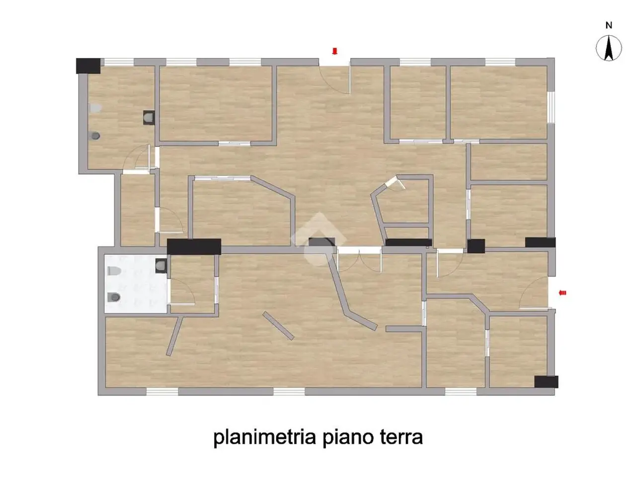 Negozio in Via Giacomo Matteotti 11, Soresina, {3} - Planimetria 1
