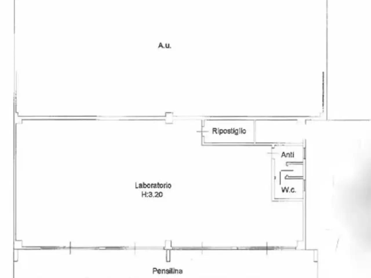 Laboratorio in Via G. di Vittorio, Castel Mella, {3} - Planimetria 1