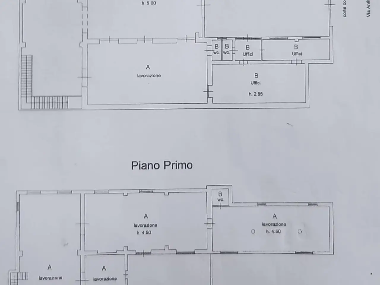 Laboratorio in Via Anfiteatro 65, Santa Maria Capua Vetere, {3} - Planimetria 1
