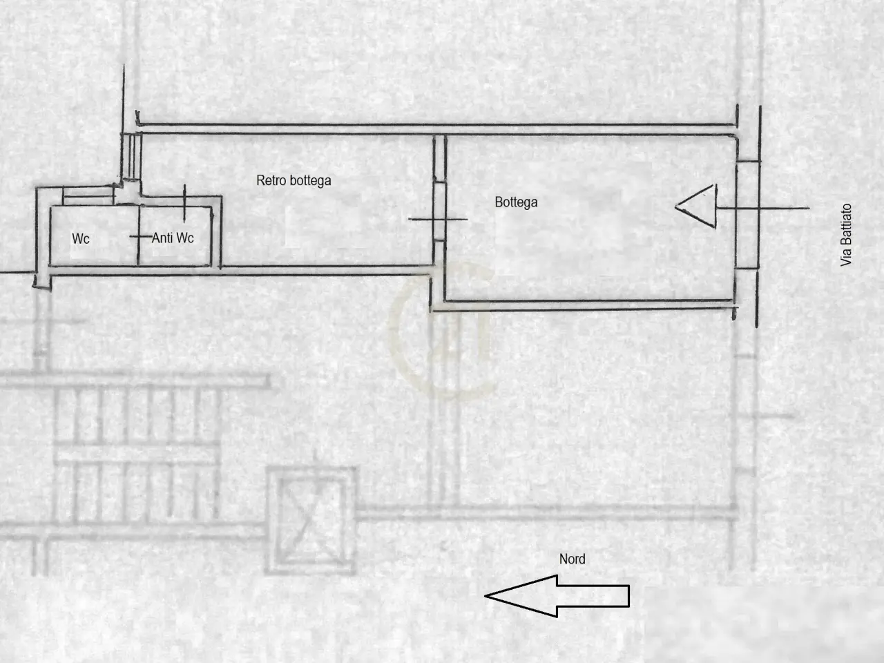 Palazzina commerciale in Via Francesco Battiato 36, Catania, {3} - Planimetria 1