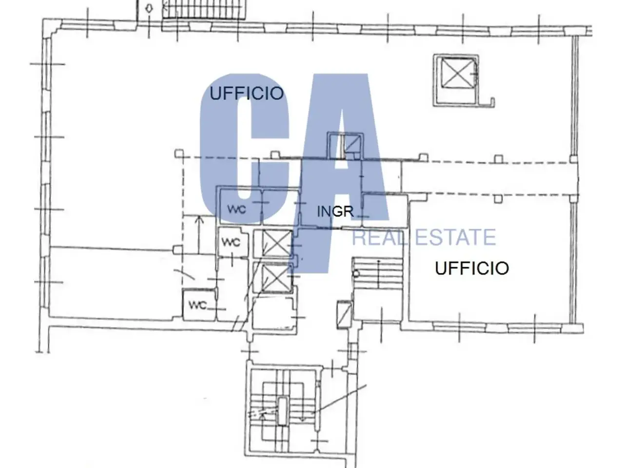 Ufficio in Via Roma, Segrate, {3} - Planimetria 1